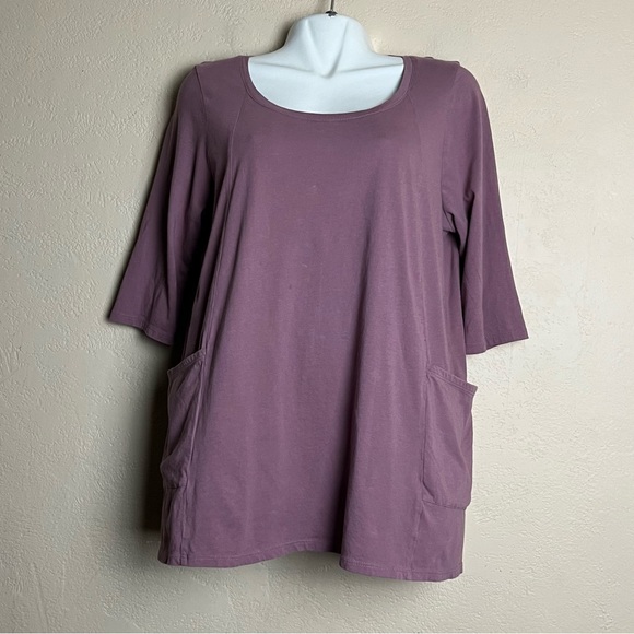 J. Jill Tops - 5/$25 Pure Jill women short sleeve two pockets knit tunic top size large petite